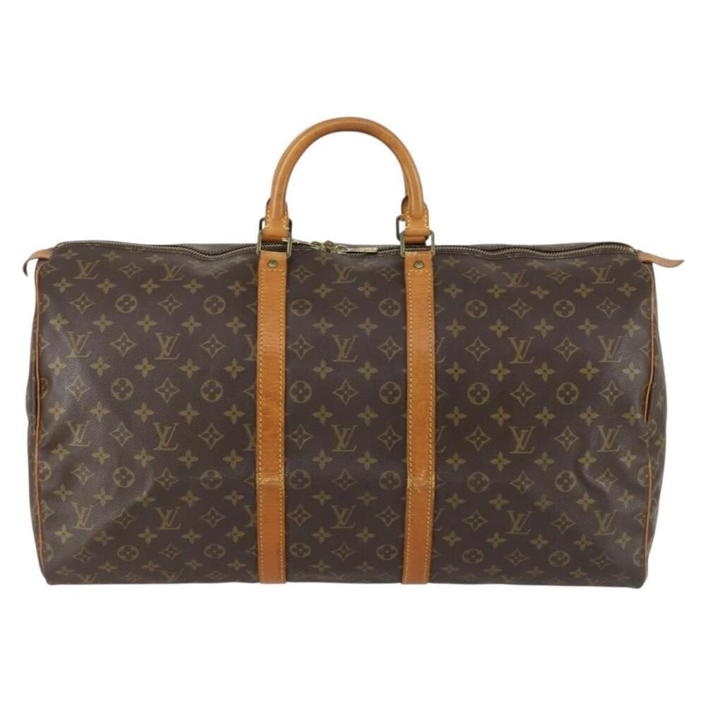 LOUIS VUITTON Monogram Keepall 55 Boston Bag M41424 LV Auth ep12605 - Picture 13 of 16